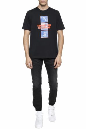 T-shirt with a print and inscription, zdjęcie 2 T-shirt with a print and inscription od Diesel